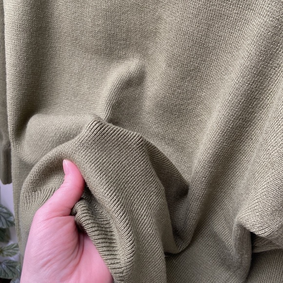 Abercrombie Green Knit Sweater NWOT - Picture 3 of 7